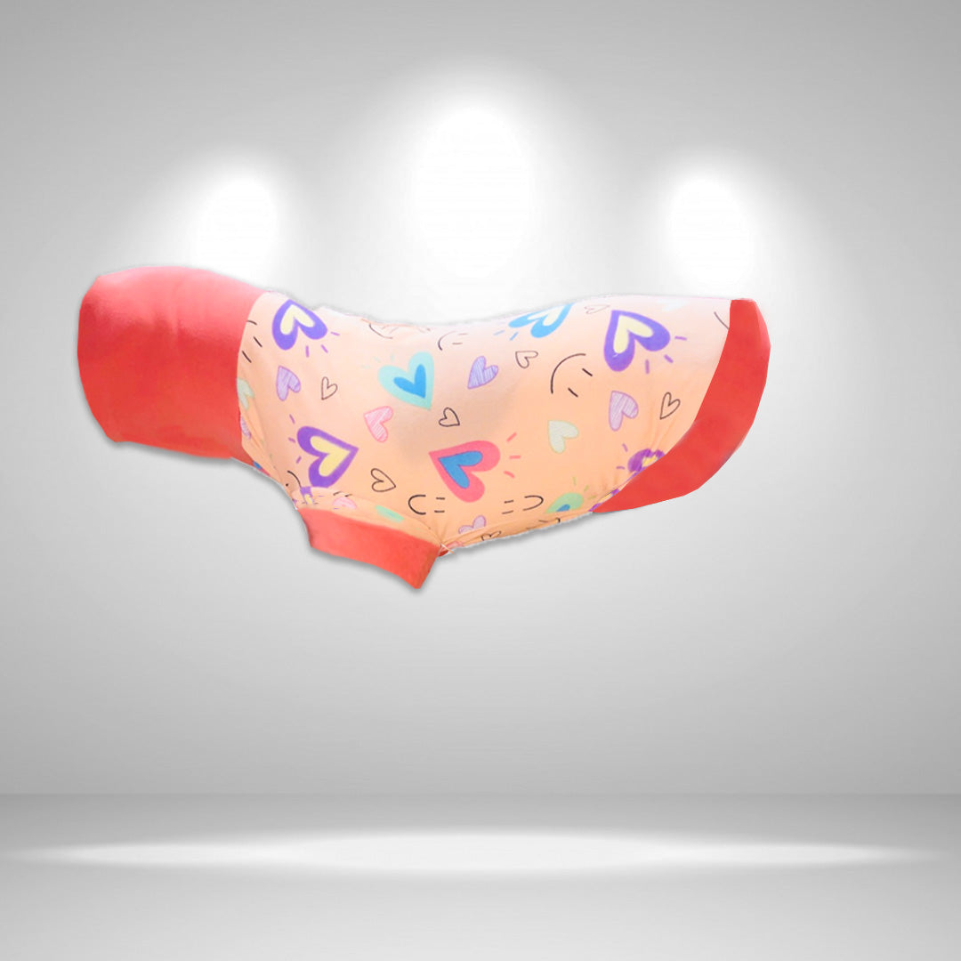 Heart Themed Dog Onesie, Jumper and Vest