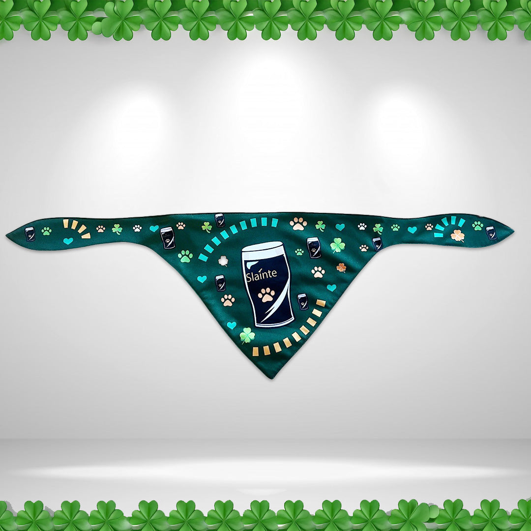 Irish Dog Bandana Stout design