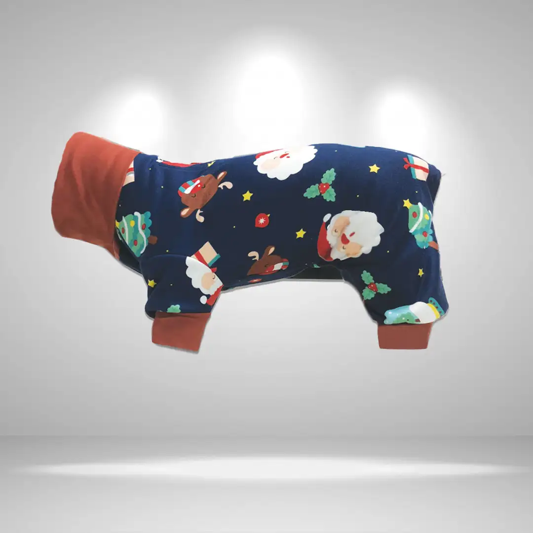 Dark Blue Santa Onesie and Jumper