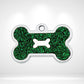 Irish Glitter Pet ID Tag