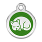 Sleepy Kitty Pet ID Charm