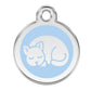 Sleepy Kitty Pet ID Charm