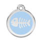 All Gone Fish Pet ID Charm