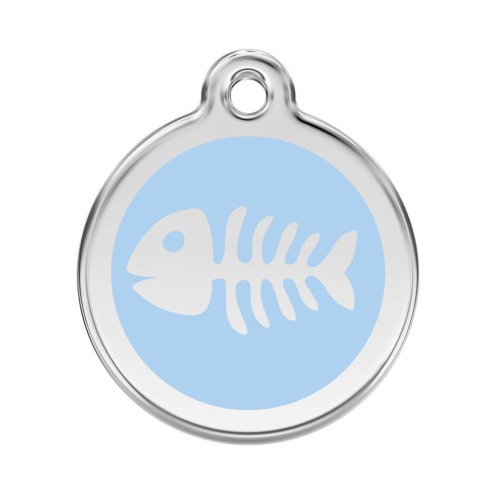 All Gone Fish Pet ID Charm