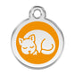 Sleepy Kitty Pet ID Charm