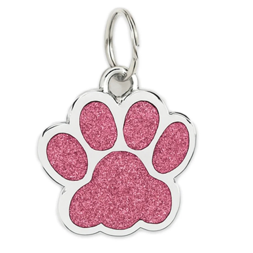 Glitter Paw Pet ID Charm