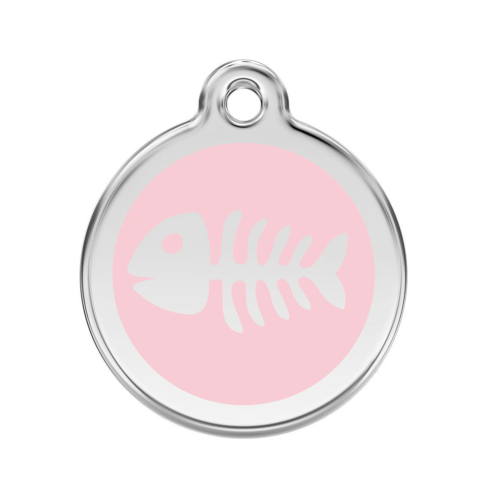 All Gone Fish Pet ID Charm