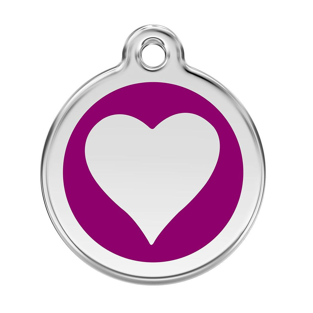 Heart Pet ID Charm
