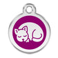 Sleepy Kitty Pet ID Charm