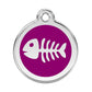 All Gone Fish Pet ID Charm