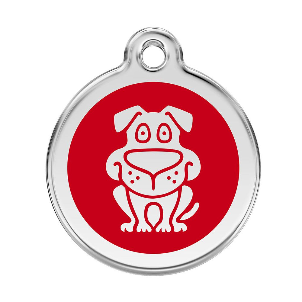 Funny Dog Pet ID Charm