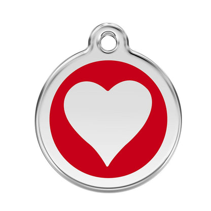 Heart Pet ID Charm