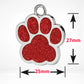 Glitter Paw Pet ID Charm