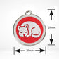 Sleepy Kitty Pet ID Charm